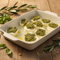 Mozzarella con pesto